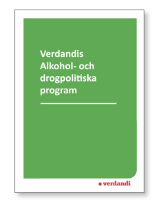 Verdandis alkohol- och drogpolitiska program omslag